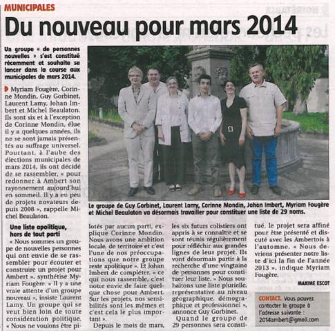 ambert 2014 la gazette thiers-Ambert