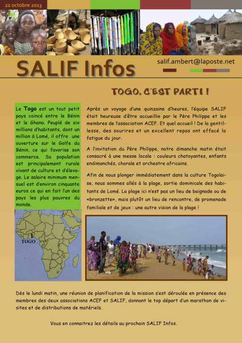 Salif infos 22 oct 2013