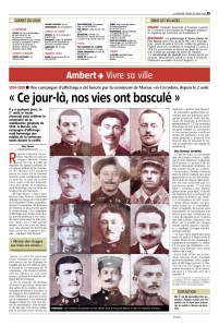 La Montagne, 12 août 2014