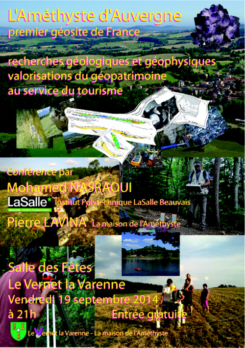 conférence, améthyste, vernet la Varenne