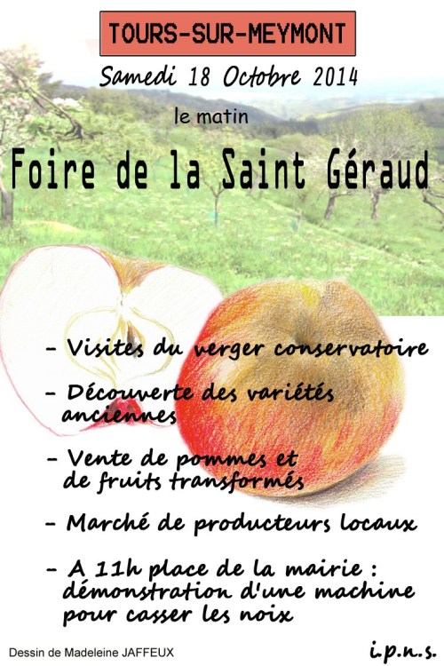 FOIRE ST GERAUD 2014 verger