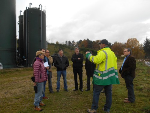 Le personnel du SIVOM a encadré avec efficacité la visite du site.