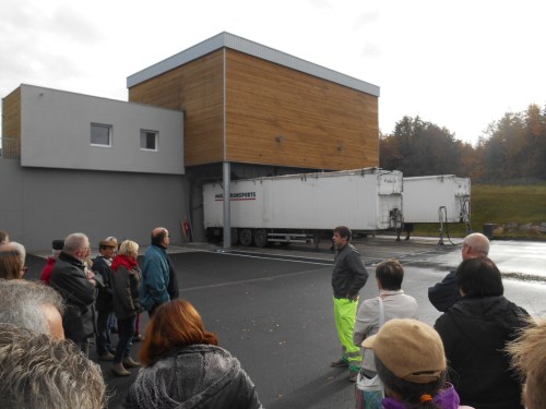 Le tout nouveau centre de transfert vu par en dessous...