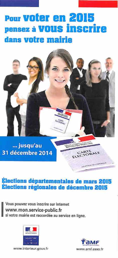 inscription sur les listes électorales