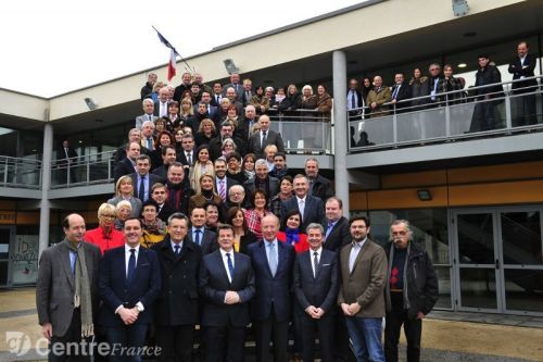 presentation candidats droite et du centre droit pour les elections departementales ump udi modem le 24 janvier 2015 photo francis campagnoni - Francis CAMPAGNONI