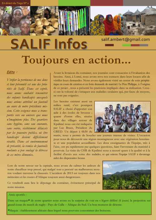 Salif infos en direct du Togo N° 2