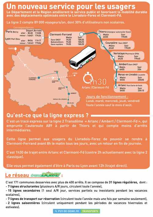 flyer A5-2ligne clermont-Ambert-PAris (2)