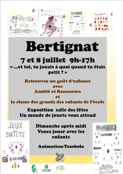 affiche fete amitié et rencontre autour du jouet