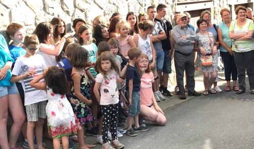 les élèves de l'école de Grandrif