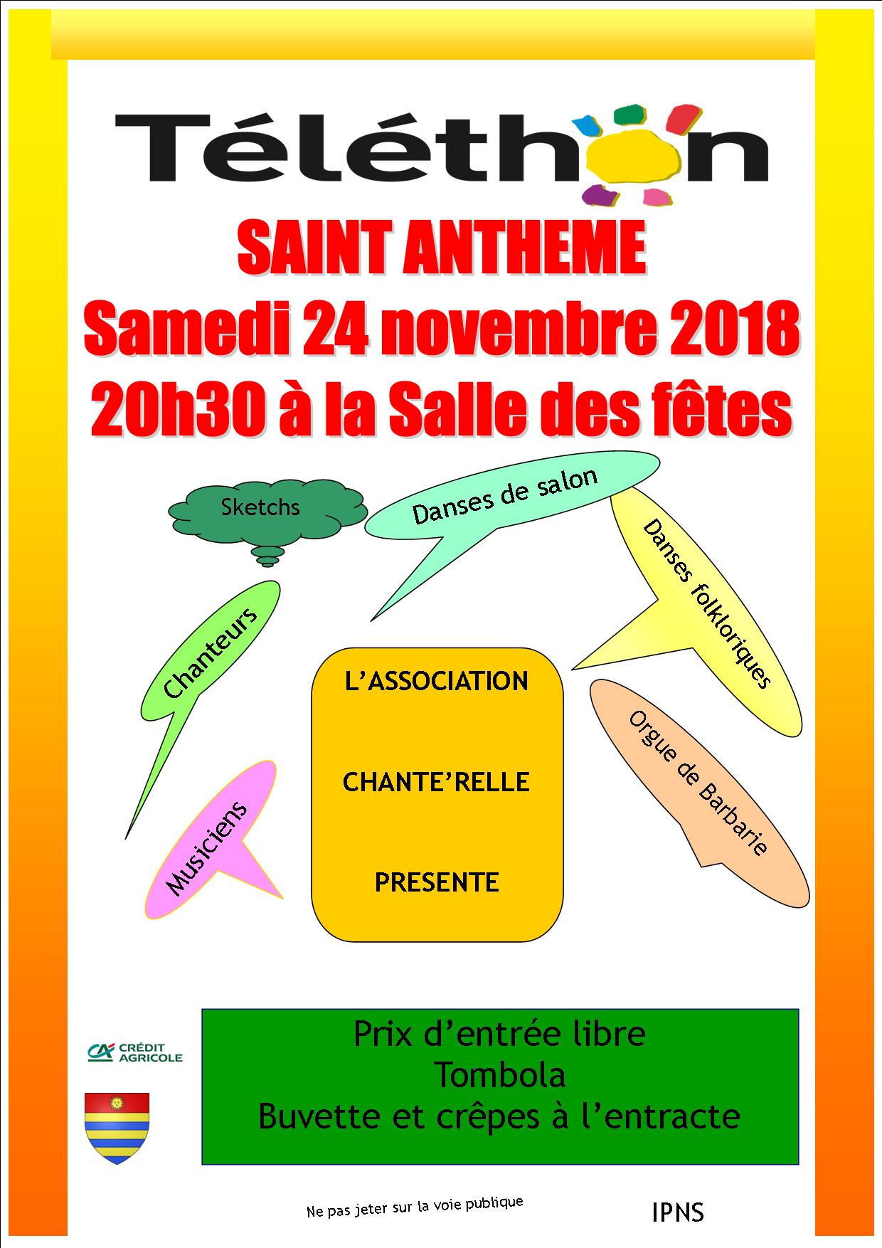 AFFICHE Téléthon (1)